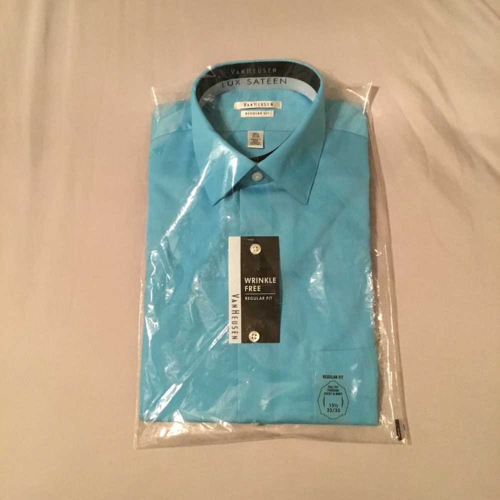 Mens New Van Heusen Wrinkle Free Shirt